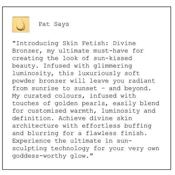 NIB New Pat McGrath Labs Skin Fetish: Divine Bronzer BRONZE NIRVANA - Picture 6 of 16